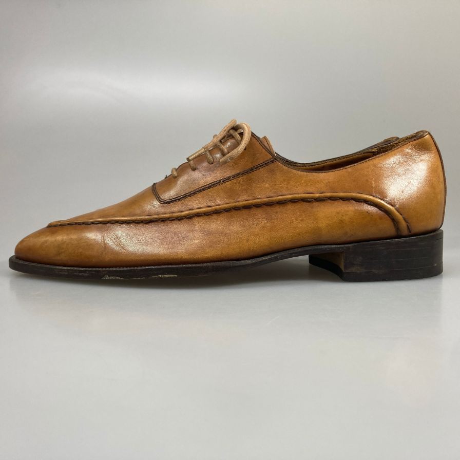 ビューティフルシューズ Uチップ レザーシューズ ライトブラウン サイズ不明 A. Beauty Shoes 約不明cm【AFC32】