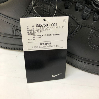 ナイキ エア フォース 1 '07 エッジ IM5750-001 メンズ サイズ 27.5cm ブラック Nike 約27.5cm【AFD2】