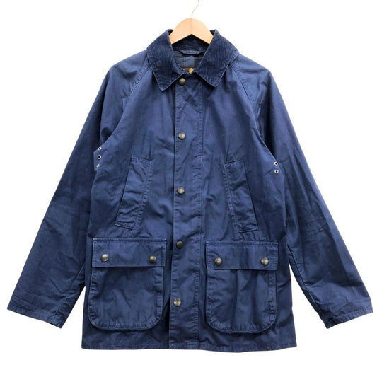 中古◆バブアー ビデイル SL OVERDYED ネイビー メンズ サイズ36 Barbour BEDALE 【AFB42】