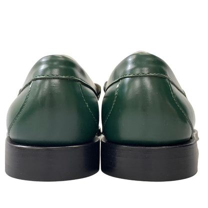 ジーエイチバス ローファー ウィージャンズ サイズ8.5 メンズ グリーン ホワイト G.H.Bass&Co. WEEJUNS LARSON ローファー 約26.5cm【LA】【中古】