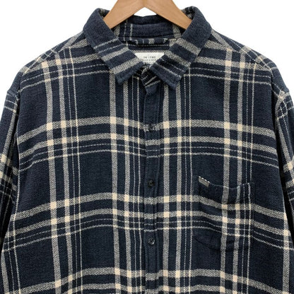 中古◆クライミー  チェック ネルシャツ メンズ サイズXL ネイビー THE CRIMIE 【AFB15】