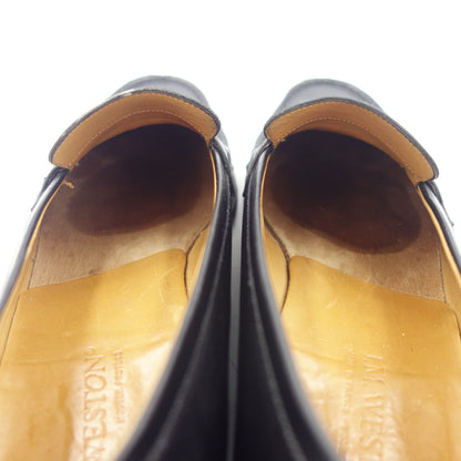 Good condition ◆ JM Weston leather shoes signature loafers 180 black men's size 8C JMWESTON [LA] 