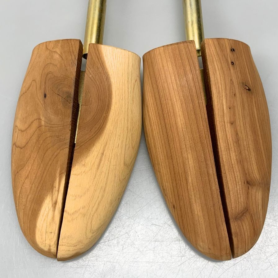 KTルイストン シューツリー シューキーパー 木製 MADE IN USA メンズ サイズM ブラウン K.T.LEWISTON 約24.0cm【AFC3】