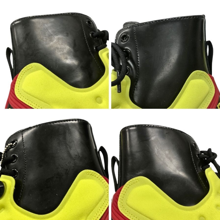 メゾンマルジェラ リーボック スニーカー Tabi Instapump Fury Hi S34WU0024 イエロー系 レディース サイズ41 Maison Margiela Reebok 約26.0cm【AFD7】