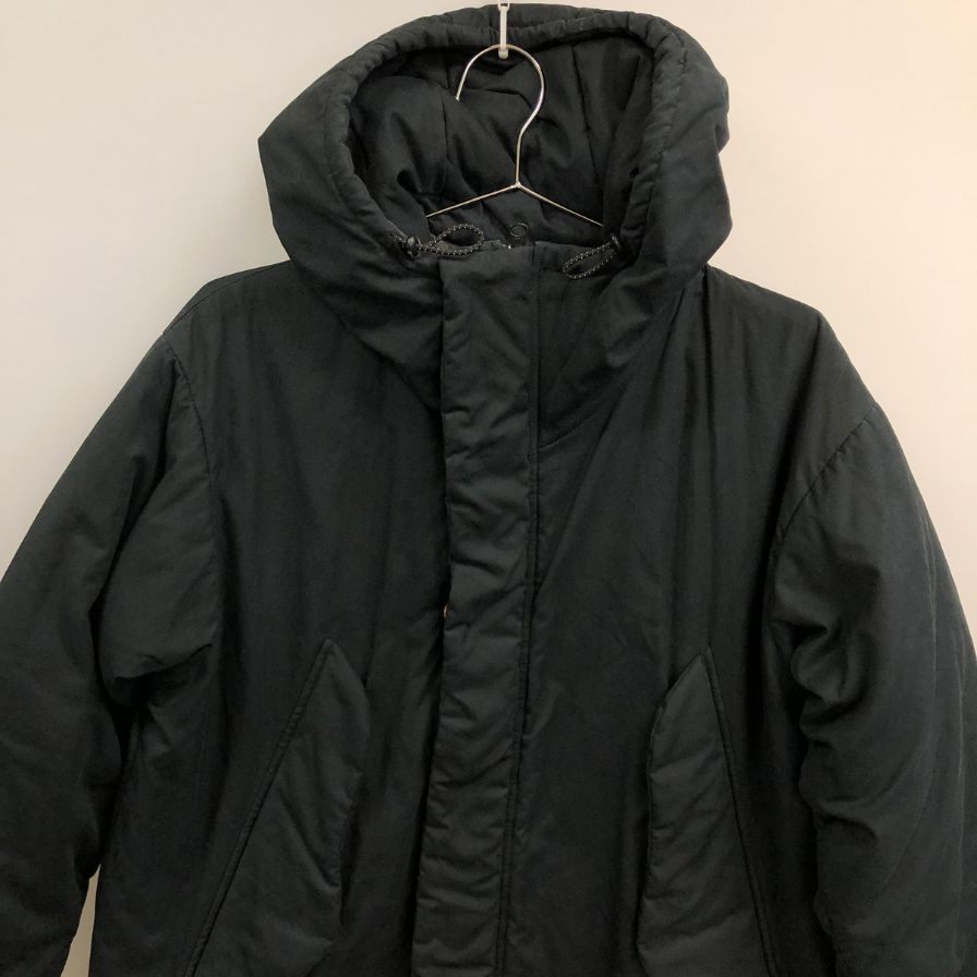 中古◆モニタリー ジップアップコート 中綿 vancloth&WSONS ブラック メンズ サイズ38 MONITALY 【AFA4】