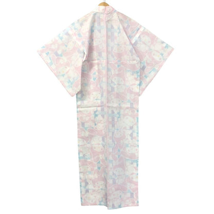ふりふ 浴衣 サンリオ マイメロディ サイズL レディース ピンク系【AFB13】【中古】