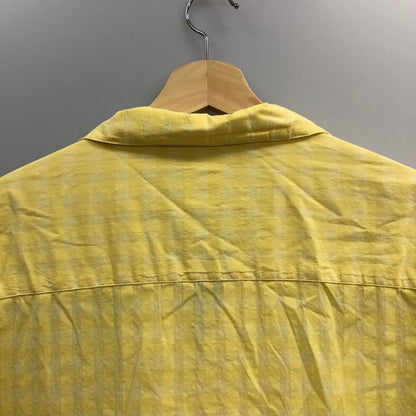 中古◆ビソウン スリーピングシャツ ジャケット 26S-BIS-SH22F イエロー メンズ サイズ4 BISOWN 【AFB2】