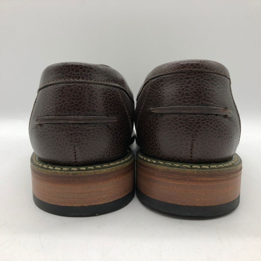 マーク マクナイリー コインローファー  シボレザー ブラウン サイズUS7 MARK MCNAIRY 約25.0cm【AFD9-2】