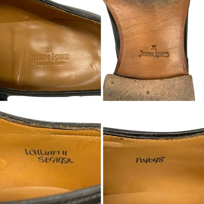 ジョンロブ レザーシューズ ダブルモンク ウィリアム2 メンズ UK5E ブラック JOHN LOBB WILLIAM ビジネスシューズ 約23.5cm【LA】【中古】