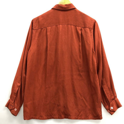 中古◆ピルグリム 50-60S ロングスリーブシャツ ブラウン系 メンズ サイズ14.5 Pilgrim 【AFB5】