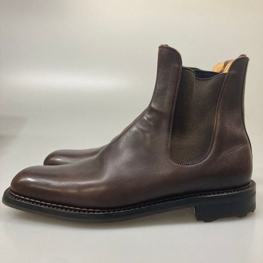ジェイエムウエストン  サイド ゴア ブーツ チェルシー メンズ  ブラウン サイズ 8ハーフ 610  J.M.Weston ブーツ 約27.0cm【LA】【中古】