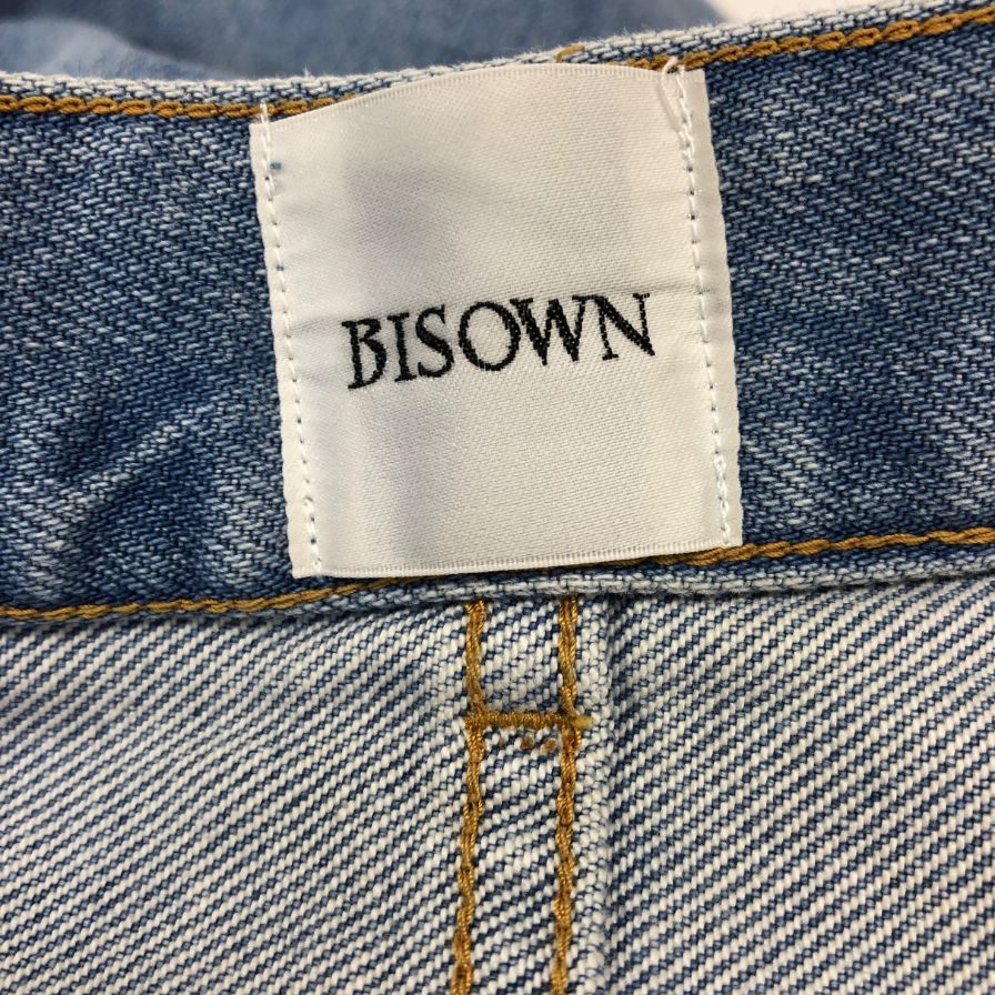 ビゾウン デニム バギー 25SS  コットン メンズ インディゴ サイズ1 BISOWN 【AFB17】