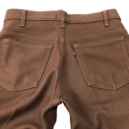 リーバイス スタープレスト ブーツカット フレアパンツ スリット 黒金タブ ブラウン メンズ W29 L32 LEVI’S 【AFB1】
