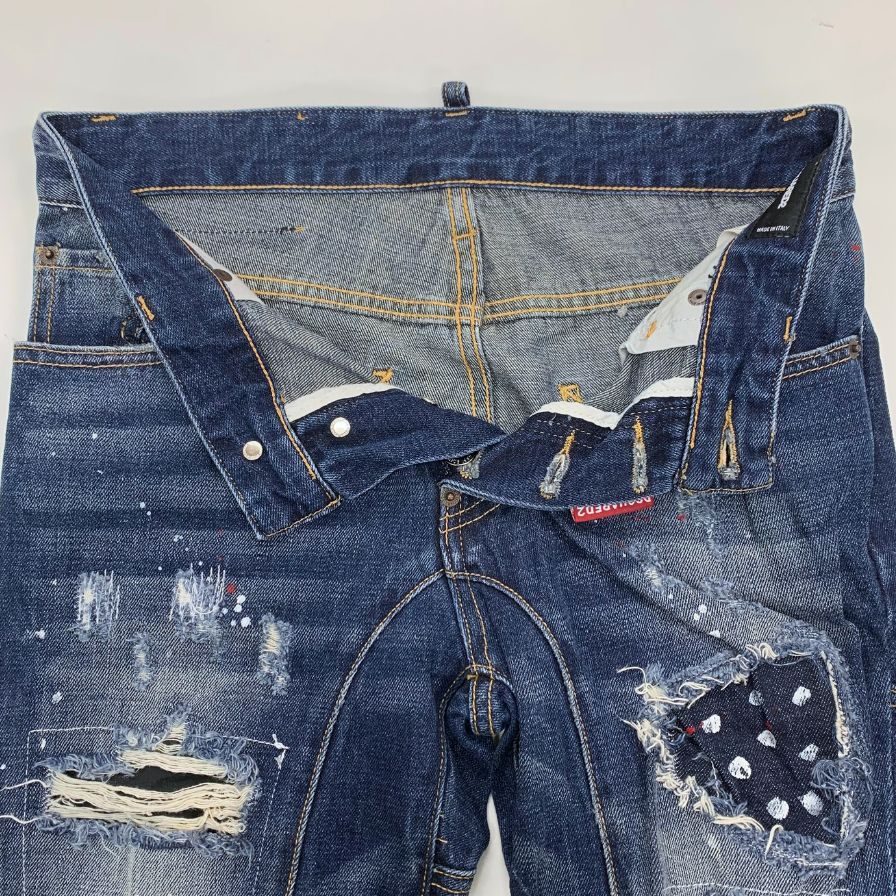 A12518 ディースクエアード　17AW ケニーツイストジーンズ　48 ディースクエアード デニムパンツ クラシック ケニー ツイスト