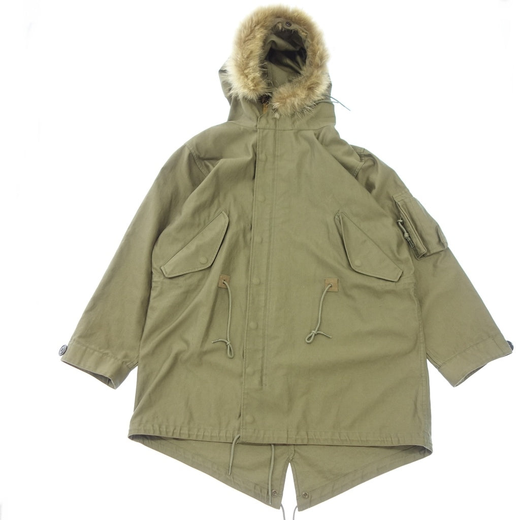 Used ◆MSG&amp;SONS Coat M1948 PARKA Fishtail Coyote Fur Men's Khaki Size M MSG&amp;SONS [AFB17] 