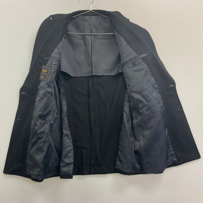 美品◆ケント VAN JACKET 金ボタン 4つボタン ダブル ブラック メンズ サイズ170-90-79  Kent 【AFA22】