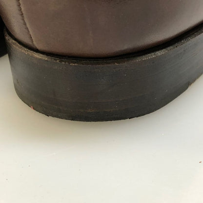 宮城興業 レザーシューズ パンチドキャップトゥ ダービー  ブラウン メンズ サイズ10 Miyagi Kogyo 約28.0cm【AFC29】