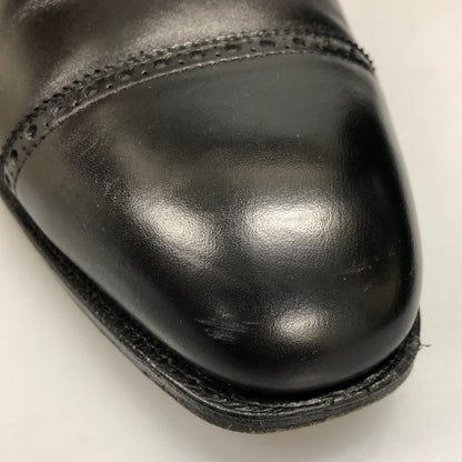 クロケット&ジョーンズ レザーシューズ BELGRAVE ストレートチップ サイズ8.5 メンズ ブラック CROCKETT&JONES ビジネスシューズ 約27.0cm【LA】【中古】