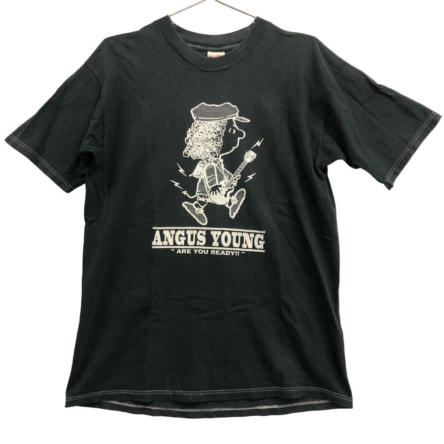 中古◆フルーツオブザルーム Tシャツ 90S オールド スヌーピー ブラックメンズ サイズL  FRUIT OF THE LOOM PEANUTS 【AFB36】