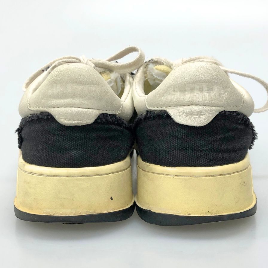 オートリー レザー ローカット スニーカー メンズ サイズ40 ホワイト系 AUTRY 約25.0cm【AFC36】