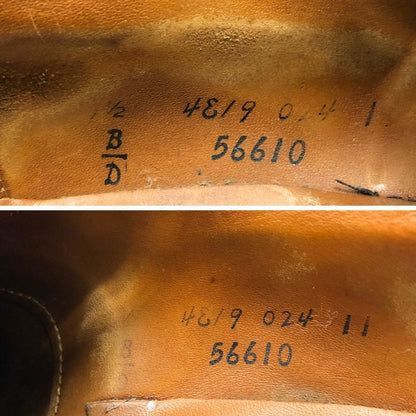 オールデン レザーシューズ モディファイドラスト ストレートチップ 革靴 56610 ブラック メンズ サイズ7.5 ALDEN 約25.5cm【AFC4】