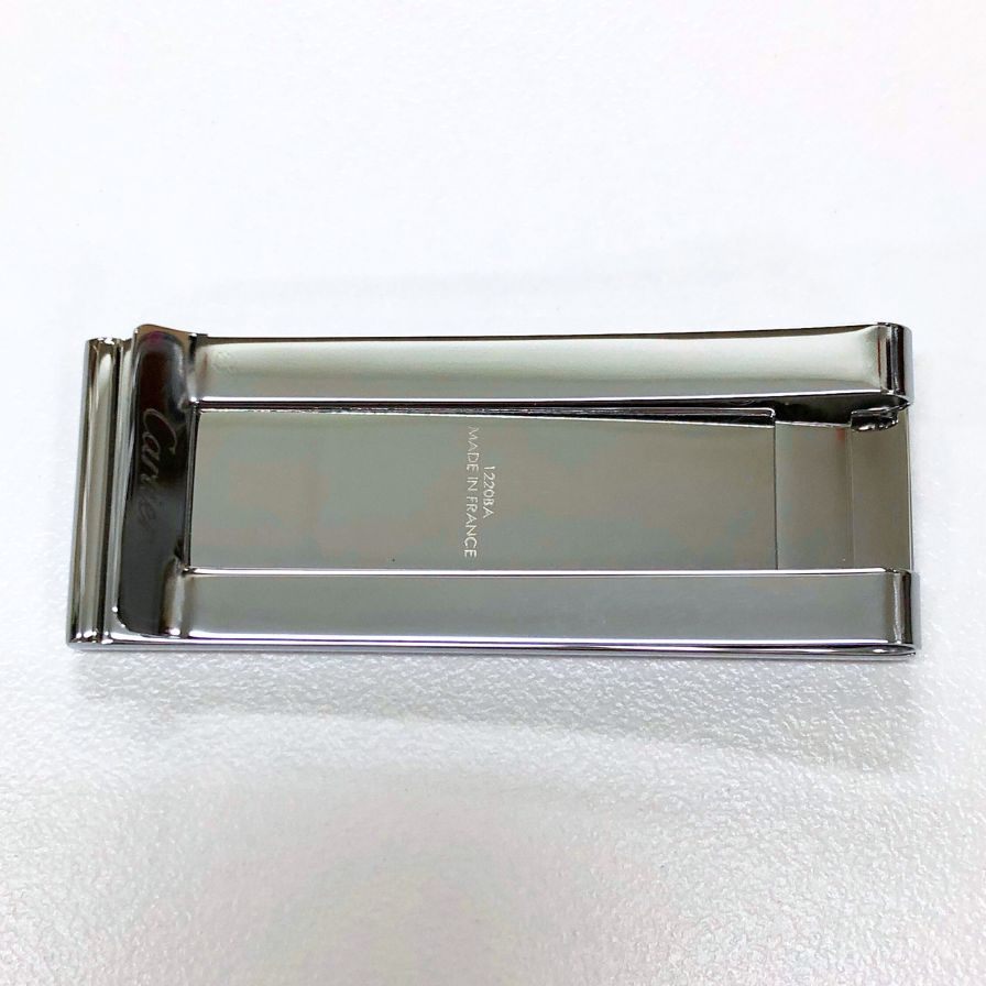 カルティエ 財布 マネークリップ パシャドゥカルティエ 1220BA メンズ シルバー Cartier【AFB54】