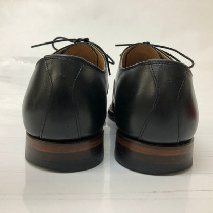 スコッチグレイン パンチドキャップトゥ 内羽根 レザーシューズ  ブラック ラスト746 サイズ25ハーフ SCOTCH GRAIN 約25.5cm【AFD12】