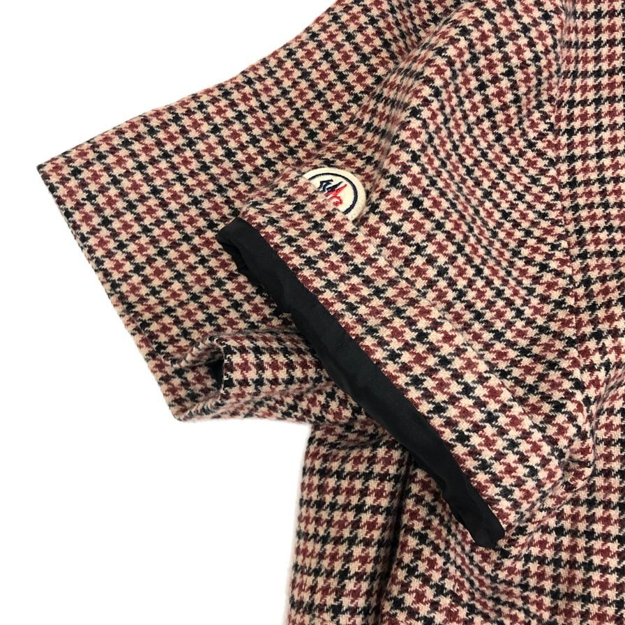 極美品◆モンクレール 24AW 半袖ワンピース ABITO DRESS 総柄 レディース サイズ38 J20932G00017 MONCLER 【AFB9】