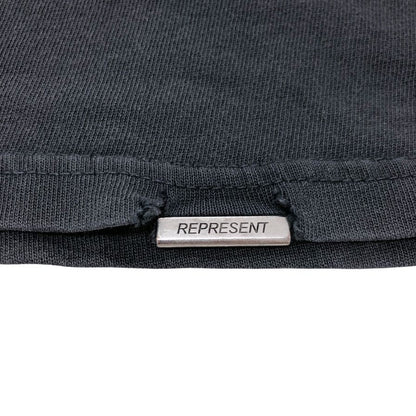 中古◆リプレゼント 半袖Tシャツ プリント BORN TO ROAR グレー系 メンズ サイズXL REPRESENT 【AFB36】