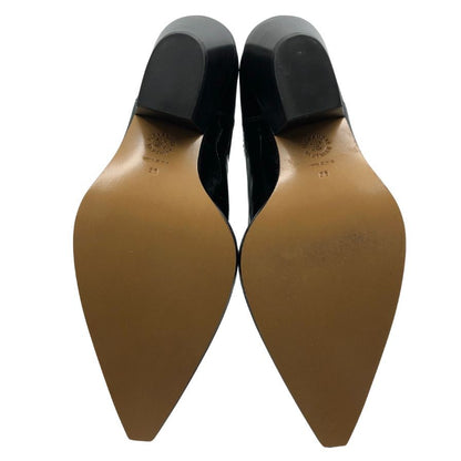 アレクサンドル ボーティエ ヒールブーツ パテントレザー ラインストーン ブラック レディース サイズ36 Alexandre Vauthier 約22.5cm【AFC47】