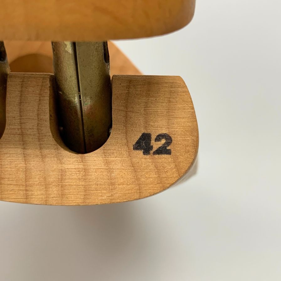 ラ コルドヌリ アングレーズ シューツリー 木製 ブラウン メンズ サイズ42 LA CORDONNERIE ANGLAISE 約27.0cm【AFC43】