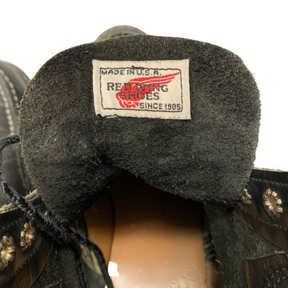 中古◆レッドウィング ブーツ 8133 スーパーソール メンズ ブラック サイズ不明 REDWING SUPERSOLE【AFD12】