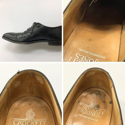 クロケット&ジョーンズ ハラム ストレートチップ ブラック サイズUK8.5E メンズ Crockett&Jones 約27.5cm【AFC42】