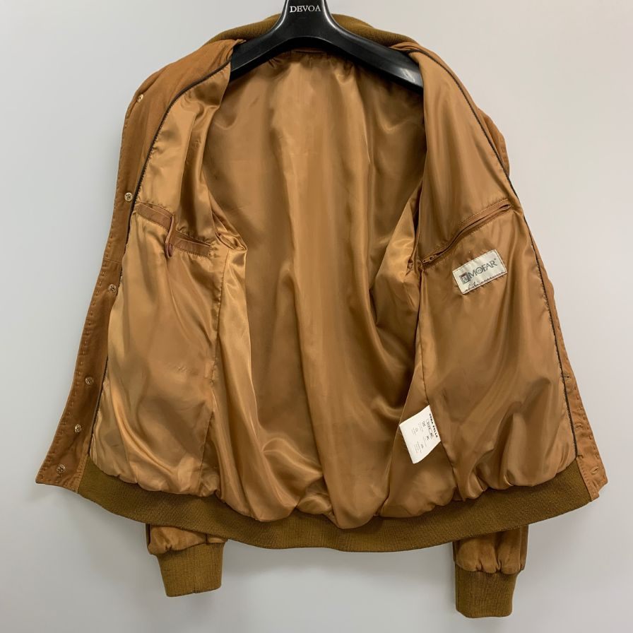 美品◆モーファー バルスタージャケット スエード ブラウン サイズ46 メンズ MOFAR 【AFG1】