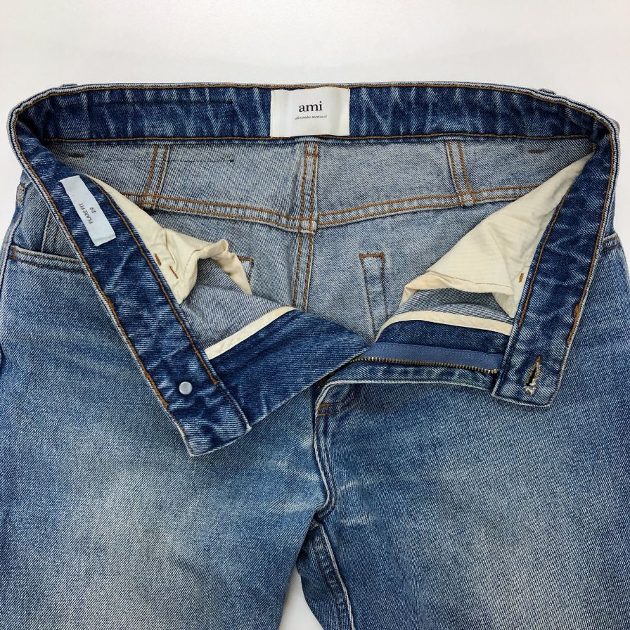 アミ アレクサンドル マテュッシ デニムパンツ フレアフィット