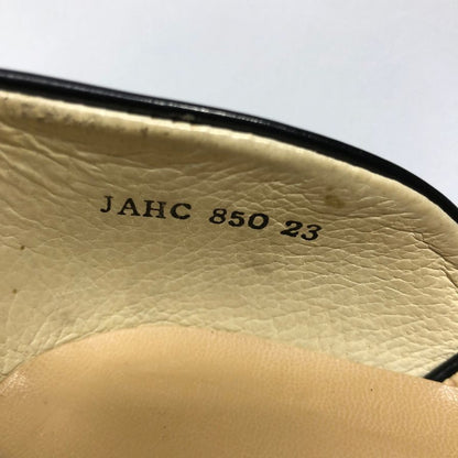 ハルタ スポックシューズ レザー スリッポン 850 ブラック サイズ23 レディース HARUTA Spock 約23.0cm【AFD15-2】