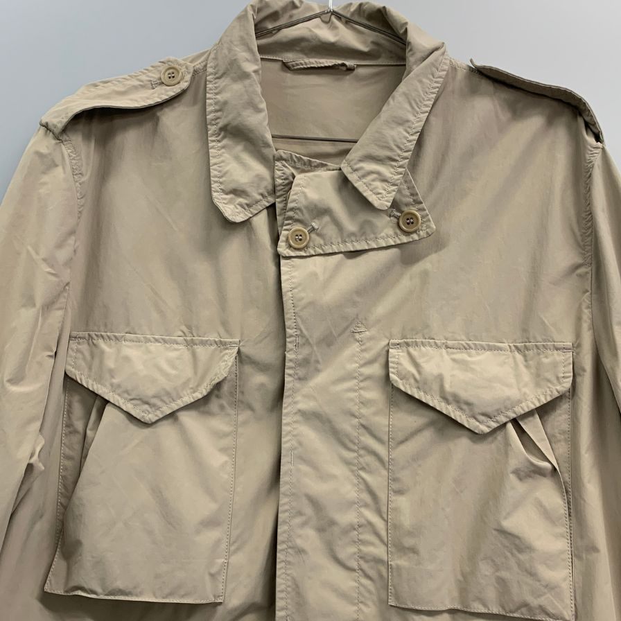美品◆アスペジ M43 ナイロン フィールドジャケット ルーマニア製 メンズ サイズXXL ベージュ ASPESI 【AFA24】