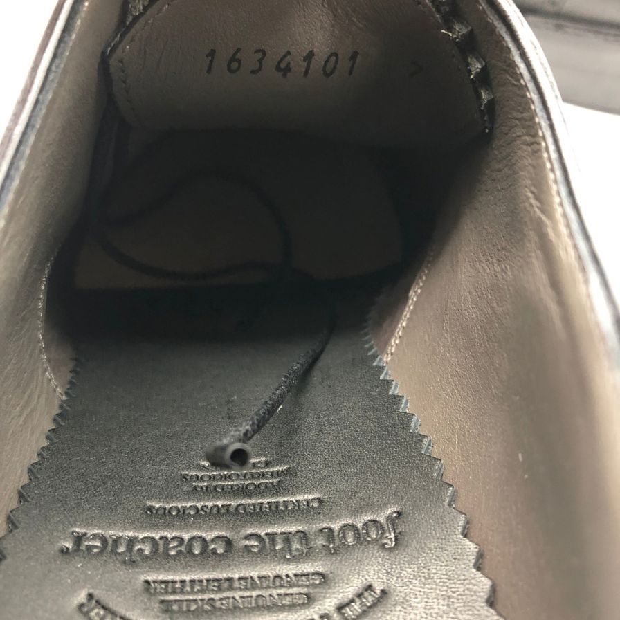 フット ザ コーチャー カントリーマナー 6141034101-KT1818 ブラック サイズ7 メンズ foot the coacher 約25.0cm【AFD9-2】