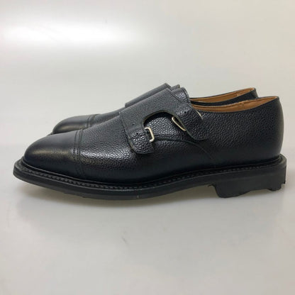 マーク マクナイリー  シボレザー ダブルモンク ブラック サイズ6 メンズ MARK MCNAIRY 約25.0cm【AFD6】