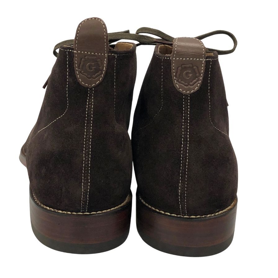 グレンソン チャッカブーツ 5024 スエード サイズ8 ブラウン メンズ GRENSON 約27.0cm【AFD14】