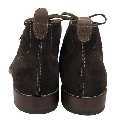 グレンソン チャッカブーツ 5024 スエード サイズ8 ブラウン メンズ GRENSON 約27.0cm【AFD14】