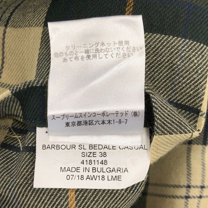 バブアー ジャケット ビデイル ピーチド ノンオイルド カバーオール 2001155 カーキ メンズ サイズ36 Barbour BEDALE SL PEACHED【LA】