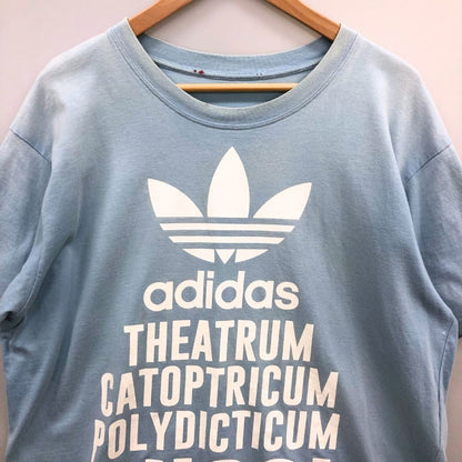 中古◆グッチ×アディダス 半袖Tシャツ ブルー サイズS メンズ 616036 GUCCI×adidas 【AFB3】