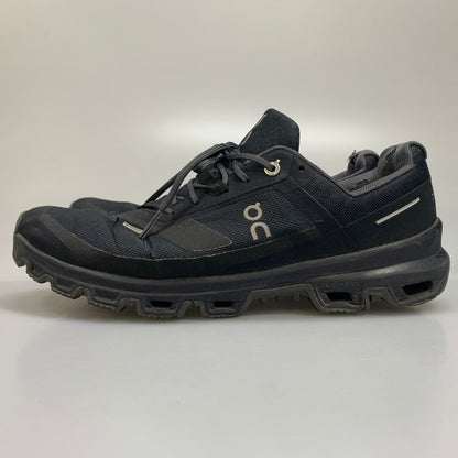 オン ランニング スニーカー ベンチャー ウォータープルーフ ブラック メンズ サイズUK8.5 on cloud venture Waterproof 約27.0cm【AFC42】