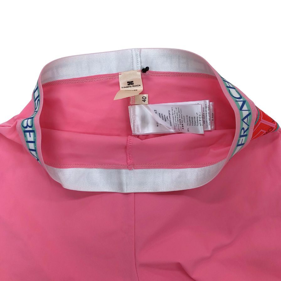 エリザベッタフランキ スパッツ レギンス レディース 40 ピンク ELISABETTA 【AFB10】