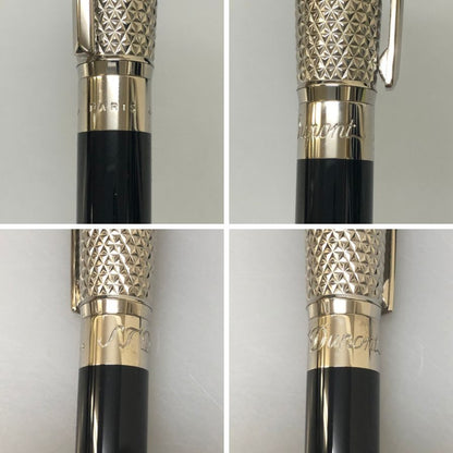 デュポン 万年筆 ラインD エタニティ ファイヤーX ペン先14K Fニブ シルバー系 S.T. Dupont【AFI6】