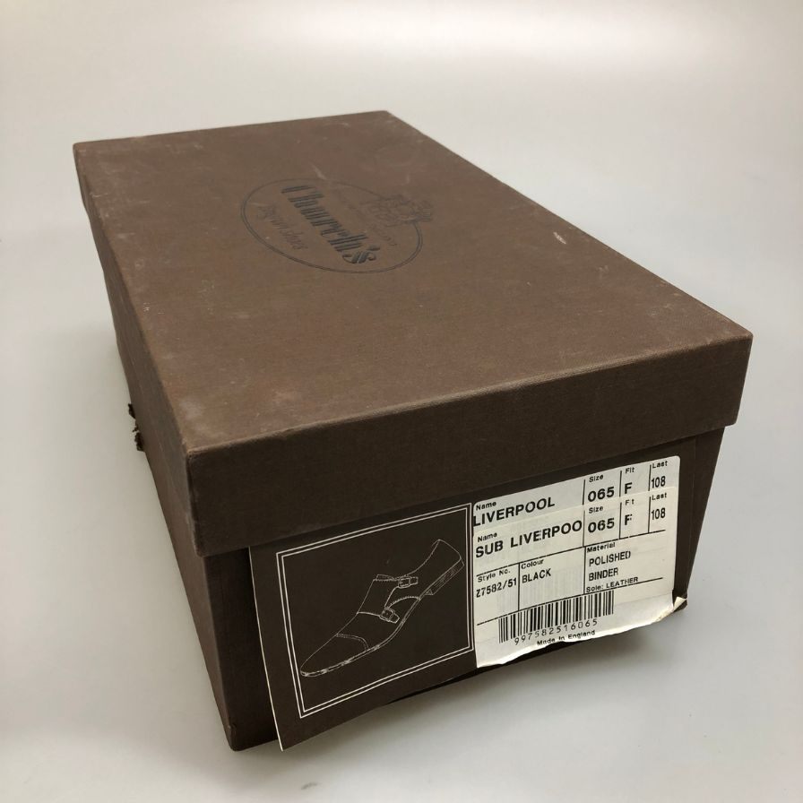 チャーチ SUB品リバプール ダブルモンク 108ラスト ポリッシュバインダーカーフ ブラック  サイズUK65F  Church ビジネスシューズ 約25.0cm【LA】【中古】