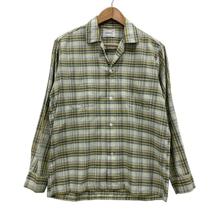 美品◆タウンクラフト 60S チェックシャツ 船タグ 開襟 サイズM メンズ TOWNCRAFT 【AFB14】