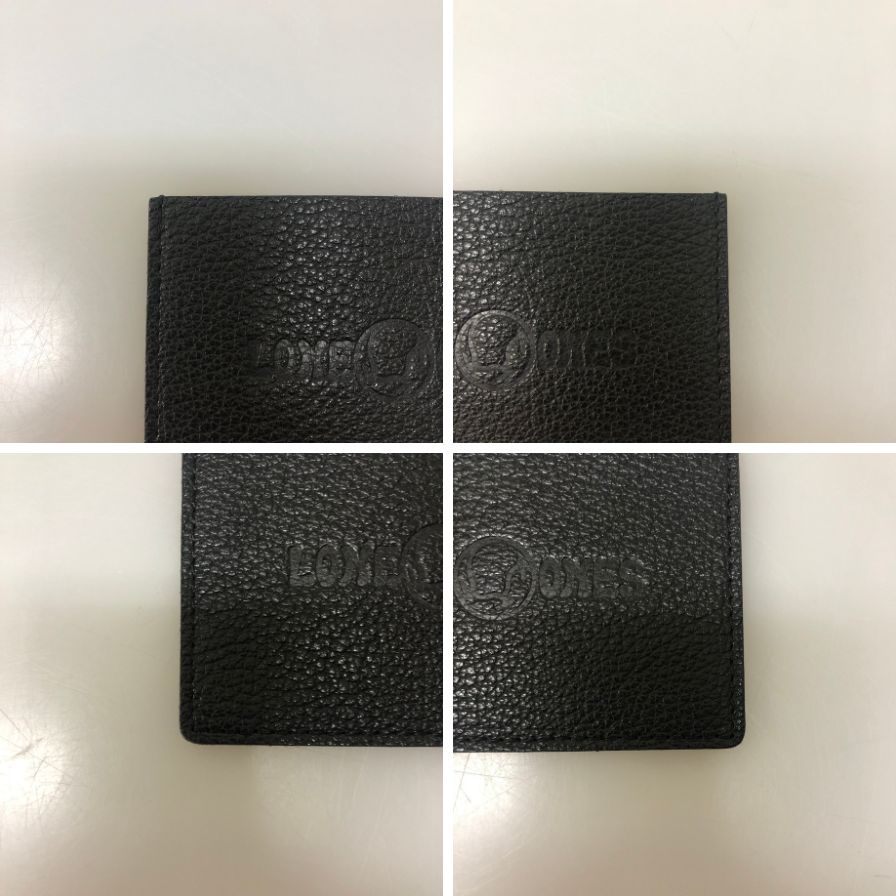 【2点セット】ロンワンズ 非売品 2021 数量限定 エンボスロゴ  ノベルティ レザー カードケース ブラックLONE ONES【AFI3】