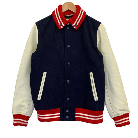 中古◆ビームス スタジャン ボタン メンズ ネイビー サイズS BEAMS 【AFB13】